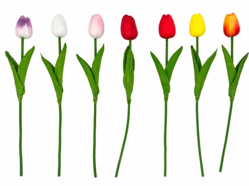 Sztuczne tulipany gumowe
