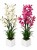 Sztuczne kwiaty duża orchidea w doniczce
