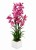 Sztuczne kwiaty duża orchidea w doniczce