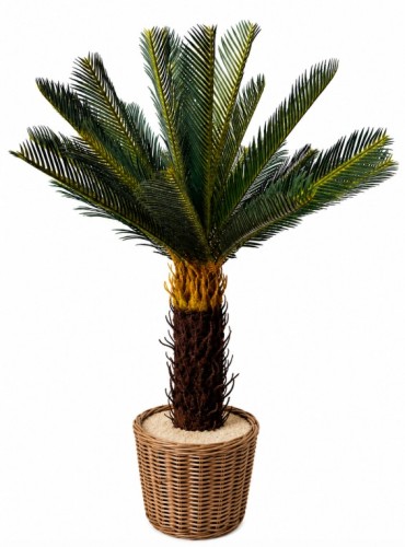 Sztuczne drzewko palma trójkolorowa 120cm