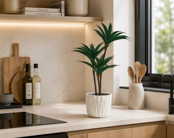 Sztuczna roślina sukulent aloes