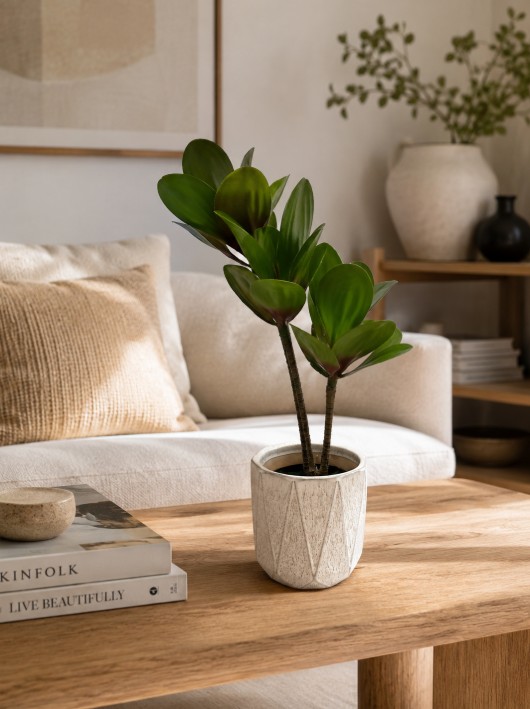 Sztuczna roślina sukulent Kalanchoe Flapjack