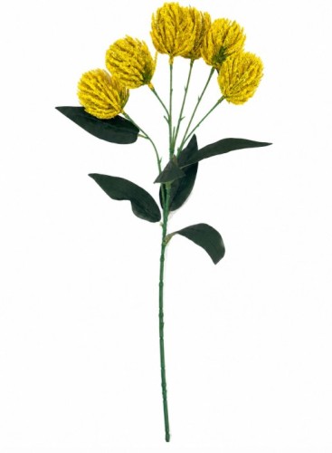 Sztuczna gałązkowa kwiatowa chryzantema –55cm