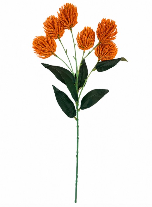 Sztuczna gałązkowa kwiatowa chryzantema –55cm