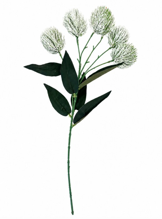 Sztuczna gałązkowa kwiatowa chryzantema –55cm