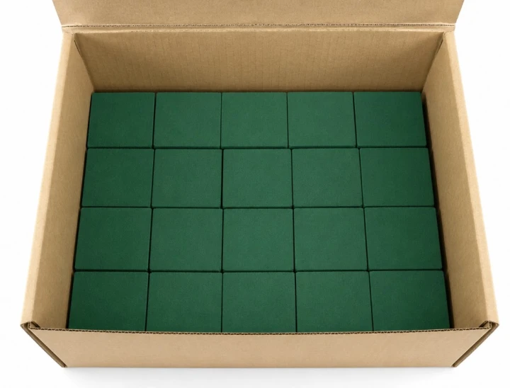 Gąbka florystyczna zielona - 10,5*22,5*7,5cm