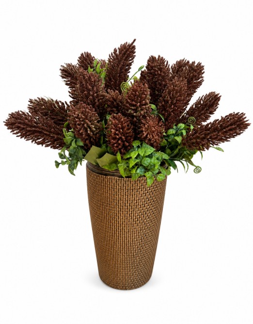 Sztuczna gałązkowa kwiatowa astilba -23cm