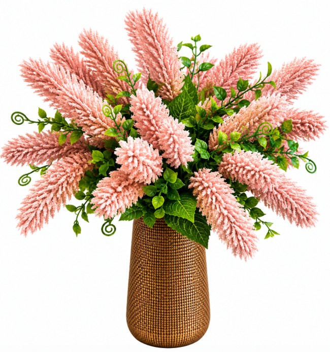 Sztuczna gałązkowa kwiatowa astilba -23cm