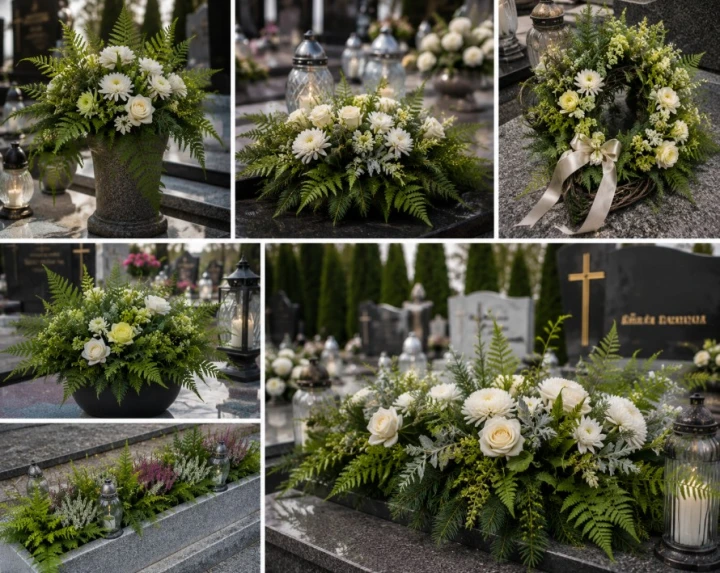 Sztuczne gałązki Paproć leśna